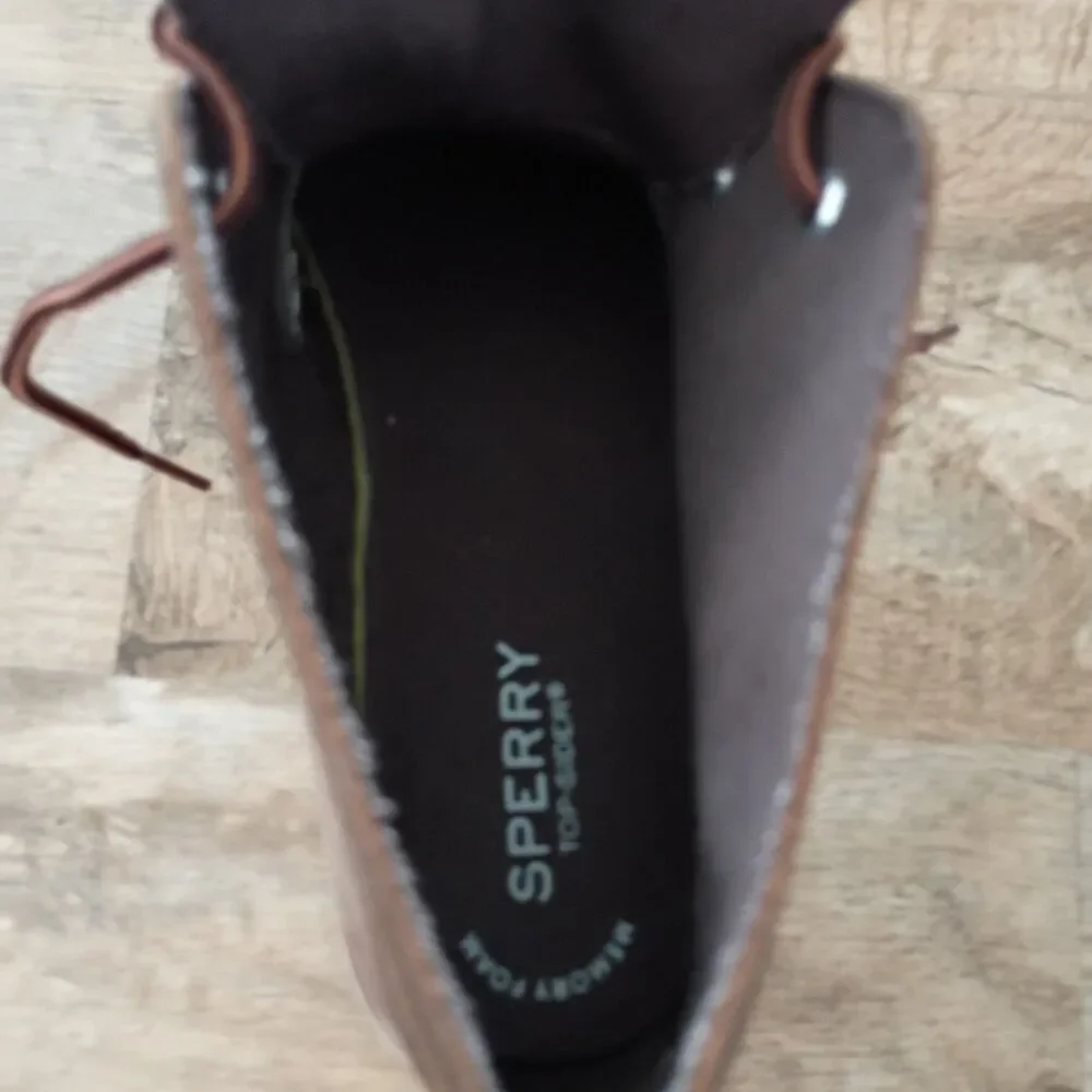 Sperry Windward‎ Mid Brown Leather Shoes Worn Once 4.5